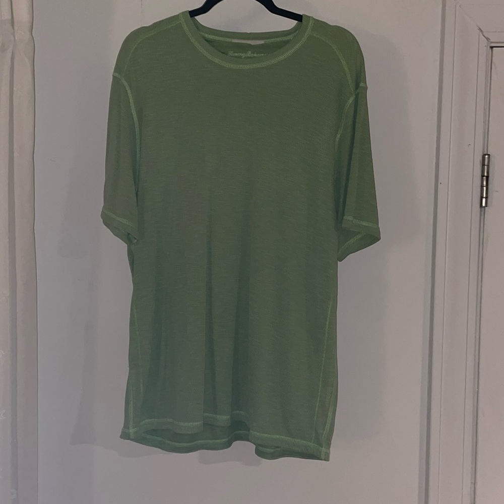 Tommy Bahama Sun Shirt - Light Green Apple - Men’s (XL)
